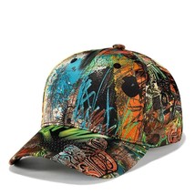 2022 new men s outdoor sunshade cap street personality graffiti hat thumb200