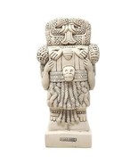 Statue Coatlique Aztec Earth Goddess of Life Death Rebirth Resin Handmade 8.25" - $79.20