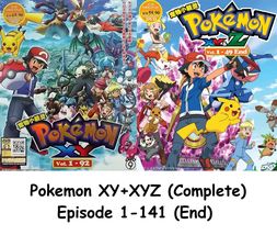 DVD Anime Pokemon XY + XY&amp;Z (Volume 1-41 End) English Subtitle &amp; All Region - £74.26 GBP