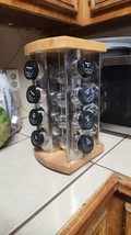 16-Jar Revolving Countertop Spice Rack Organizer - $12.87