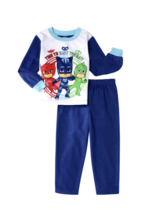 AME Toddler Boys 2-Piece Long-Sleeve Flannel Sleepwear Set, PJ Masks, Si... - £11.94 GBP