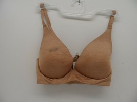 Adore Me Women&#39;s Solid Pattern Razor Back Wireless Bra 07086 Beige 32D *... - $162.57 MXN