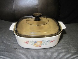 2 Qt. Chutney  Casserole Corning Ware W/ A-9-C Lid Amber - £26.87 GBP