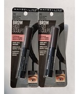 2 Pack Maybelline New York Gel Brow Mascara, Black Brown, 0.09 fl oz - £11.26 GBP