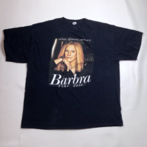 Barbara Streisand 2016 Summer Concert Tour Black T Shirt Size 2XL Double... - $17.81