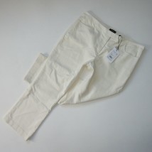 NWT THEORY Crop Pant in Ivory Moleskin Twill Stretch Cotton Flare 12 $285 - £32.69 GBP