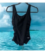 NWT Speedo Women&#39;s One Piece Swimsuit - Black, Size SMALL UPF 50+ - $21.77