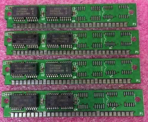 Primary image for New 16MB 4x 4MB 30 Pin Simm Fpm 70ns Dram Non-Parity Memory for Apple-
show o...