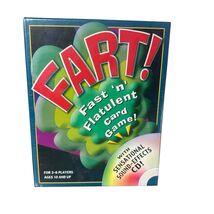 FART! Fast &amp; Flatulent Card Game with Sound Effects CD 3-6 Players Ages 10+ - $15.83