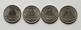 Allemagne Lot de Quatre 1 Reichs Mark Pièce 1934-1937 A Troisième Rare Ensemble - £58.20 GBP