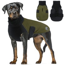 Benepaw Winter neck Dog Coat Warm Waterproof Cold Weather Pet Jacket Reversible  - £64.08 GBP