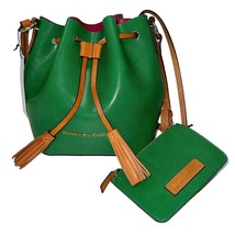 Dooney Bourke Drawstring Bucket Bag Small Convertible Crossbody Pouch Serena - £191.30 GBP