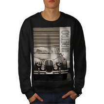 Wellcoda Funky Vintage Car Mens Sweatshirt, Automobile Casual Pullover Jumper - £23.72 GBP+