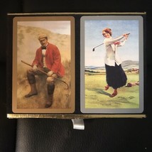 Vintage Congress Playing Cards Double Deck Golfers - £11.00 GBP