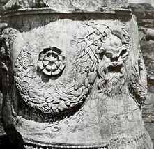 1927 Round Base Dionysus Theater Athens Antique Art Print Ephemera DWM7C - €4,34 EUR