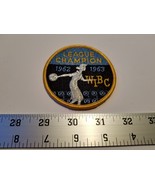 Bowling League Champion Patch 1962 1963 WIBC Silver Woman Round Sports T... - $355.98 MXN