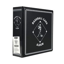 1 BCW 3&quot; Heavy Duty D-ring Black Baseball Binder Album - $21.91