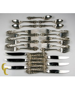 Reed &amp; Barton El Greco Sterling Silver Flatware Set 23 Pieces Nice Condi... - €1.300,22 EUR