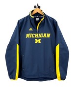 ADIDAS University Michigan WOLVERINES 1/4 Zip Pullover Jacket Mens Size ... - $523.12 MXN