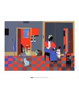 ROMARE BEARDEN Early Carolina Morning 26&quot; x 33.75&quot; Serigraph 1995 Africa... - $3,746.13 CAD
