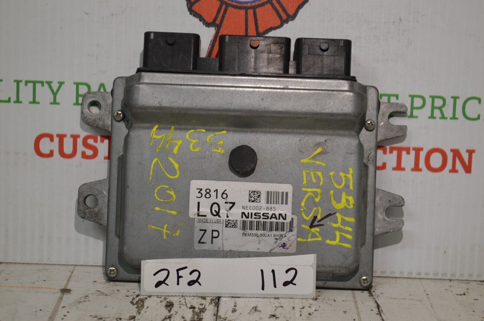 Primary image for 2014-2016 Nissan Versa Engine Control Unit ECU BEM336300A1 Module 112-2F2