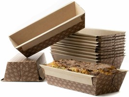 Solut Disposable Bread Loaf Pans for Baking - Kraft Paper 7.06&quot;x4.37&quot;x1.61&quot;(100) - £46.68 GBP
