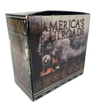 Americas Railroads The Steam Train Legacy 7 VHS Tapes Box Set Vintage 1995 Nice - £7.40 GBP