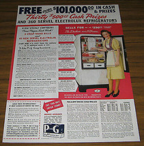 1939 Vintage Ad Servel Electrolux Refrigerators P&amp;G Contest The Duchess ... - $15.77