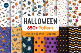 Halloween Digital Paper Pattern Bundle - £3.18 GBP