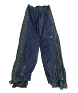 Vintage North Face Rage Snow Pant Size M Blue w/Zippers Down Legs Lined ... - $2,697.31 MXN