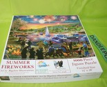 Sunsout Summer Fireworks Bigelow 1000 Piece Jigsaw Puzzle 23 x 28 3146 - $19.79