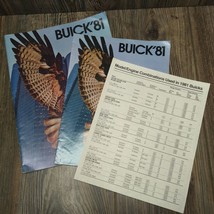 1981 Buick '81 Lineup Dealer Showroom Sales Brochure Guide Catalog VTG - $8.86