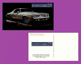 1974 Pontiac Grand Am 2-Door Colonnade Hardtop Factory Original Color Postcard ! - £5.07 GBP