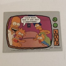 The Simpson’s Trading Card 1990 #8 Homer Marge Maggie &amp; Lisa Simpson - £1.55 GBP