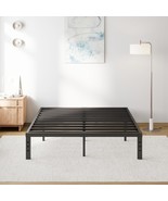 Comasach Queen Bed Frame Heavy Duty,14&quot; High Black Metal, Free,Easy Asse... - $1,861.71 MXN