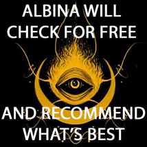  FREE W ANY ORDER ALBINA WILL CHECK FOR FREE &amp; RECOMMEND MAGICK MAGICKALS - £79.99 GBP