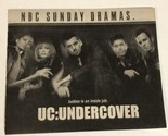 UC Undercover Print Ad Advertisement Oded Fehr William Forsythe TPA18 - $5.93