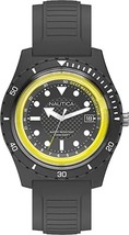 Nautica Mens Chronograph Quartz Watch with Rubber Strap NAPIBZ001  - £84.38 GBP