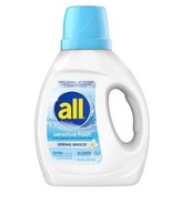 all Sensitive Fresh Liquid Laundry Detergent, Spring Breeze Scent, 36 Fl... - $10.79