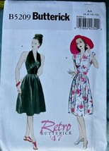 Retro &#39;47 Butterick Sewing Pattern: B5209 Size:6-12 Uncut - $8.42