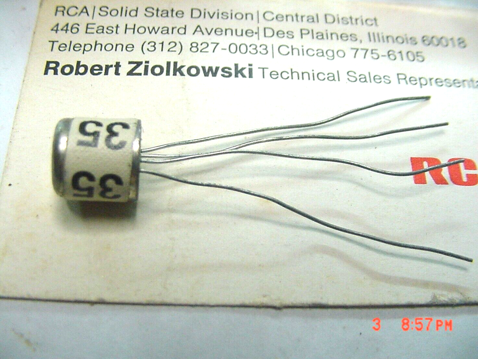 1-19 NOS 2N1177 RCA PNP Transistor RF–IF Amp, FM Mixer OSC - $9.45