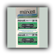 Maxell CP-15 2-Pack Computer Cassette *NEW* [Vintage Atari 400 Vic 20 TI 99/4]  - £17.58 GBP