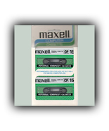 Maxell CP-15 2-Pack Computer Cassette *NEW* [Vintage Atari 400 Vic 20 TI 99/4] 