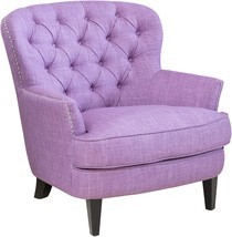 Christopher Knight Home Tafton Fabric Club Chair, Light Purple - £445.90 GBP