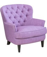Christopher Knight Home Tafton Fabric Club Chair, Light Purple - £397.16 GBP