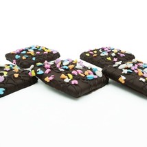 Philadelphia Candies Easter Faces Graham Crackers Dark Chocolate Covered 6 Ounce - £9.45 GBP