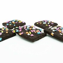 Philadelphia Candies Easter Faces Graham Crackers Dark Chocolate Covered 6 Ounce - £9.37 GBP