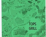 Tops Grill Menu Natchez Mississippi 1950&#39;s Pictorial Cover  - $87.12