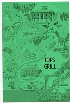 Tops Grill Menu Natchez Mississippi 1950&#39;s Pictorial Cover  - £69.38 GBP