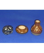 Lot of 3 pcs Southwest Native American Art Pottery Bowl Terra Cotta Frog - £23.89 GBP